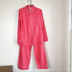 Victoria's Secret Floral Cotton Pajamas Pink Small